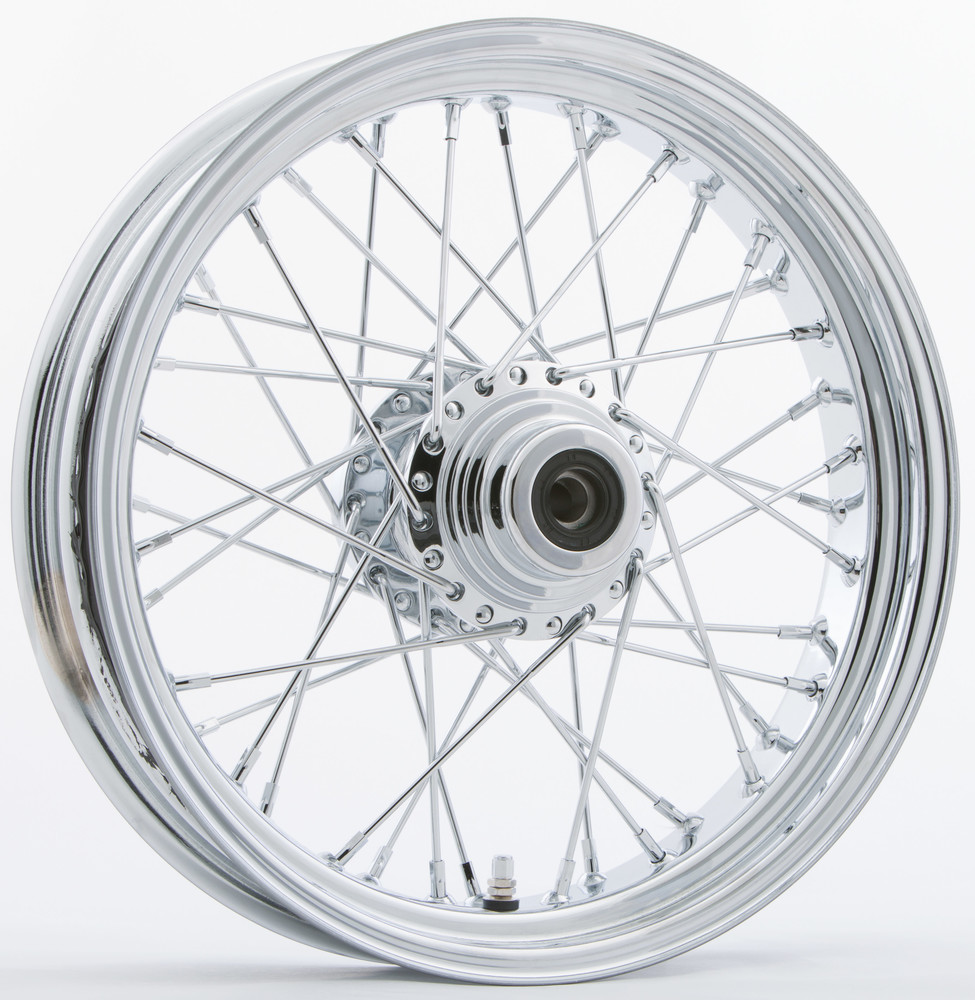 HARDDRIVE FR 40-SPK SD CHROME 16X3.5 FLST-HUB 3/4" AXL 00 LTR