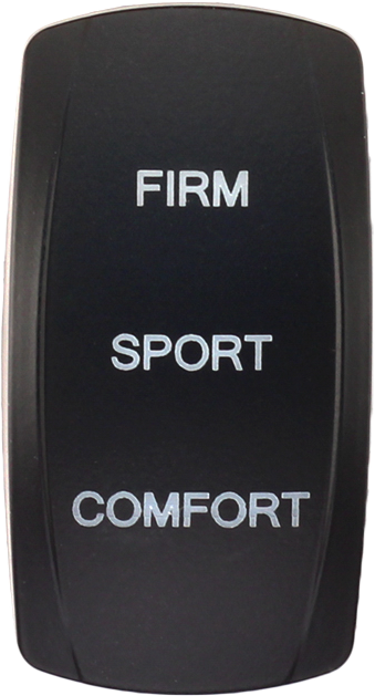 XTC POWER PRODUCTS DASH SWITCH ROCKER FACE FIRM/SPORT/COMFOT