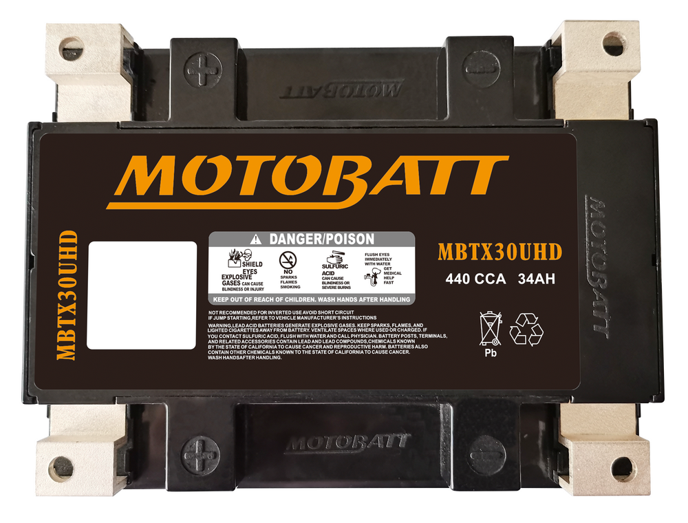 MOTOBATT BATTERY MBTX30U(HD) SEALED FACTORY ACTIVATED