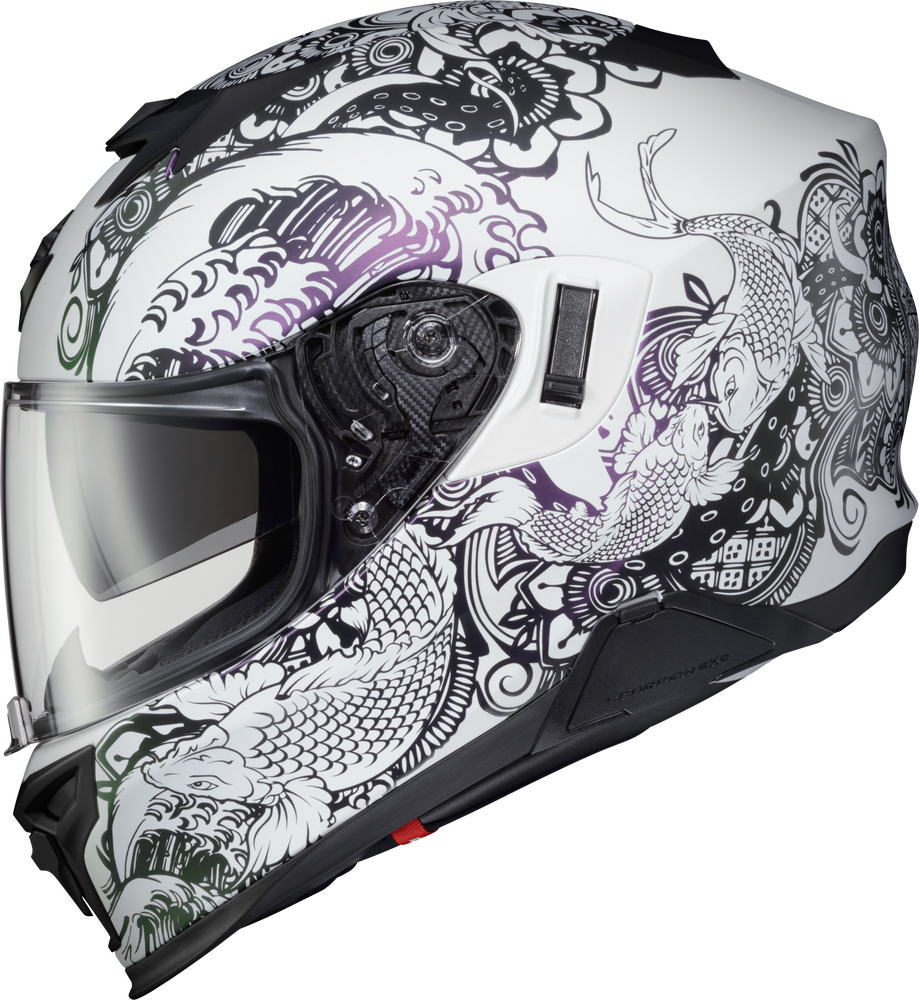 SCORPION EXO EXO-T520 HELMET NAMA-SUSHI WHITE/CHAMELEON XS