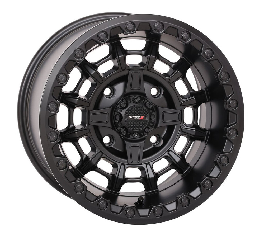 System 3 Sb10 Wheel 15x9 5+4 (+10mm) 4/137 & 4/156 Matte Black