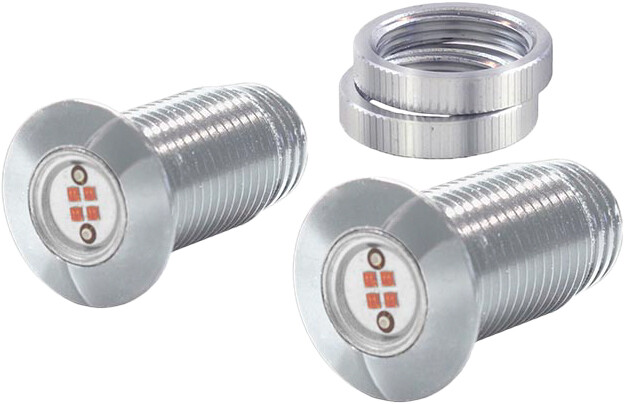 BAGGERNATION LIGHTNING BOLTZ RED LED CHROME
