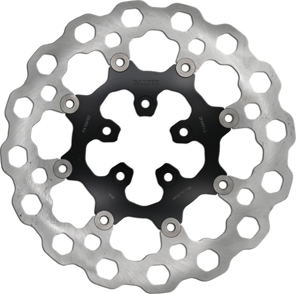 ROTOR 13" FLOATING CUBIQ FR BLACK