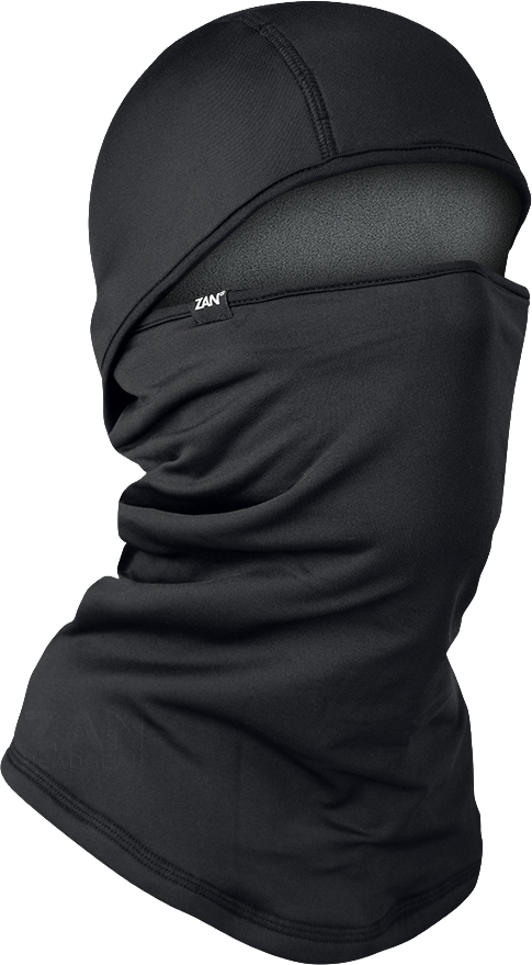 Zan SPORTFLEX CNVTBL BALACAVA FLEECE BLACK — Black