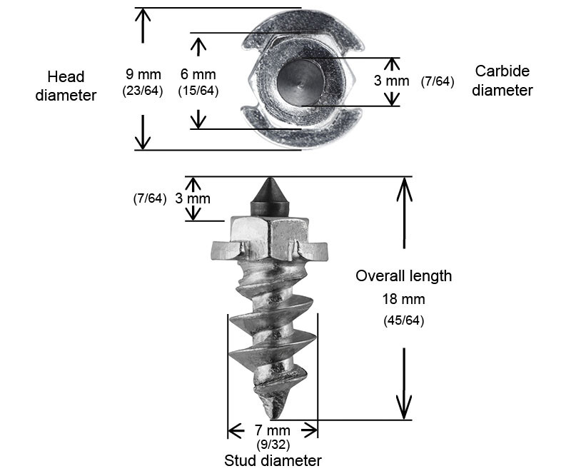 IGRIP 5/8"-15MM SHOULDER SCREW STUDS QTY 200