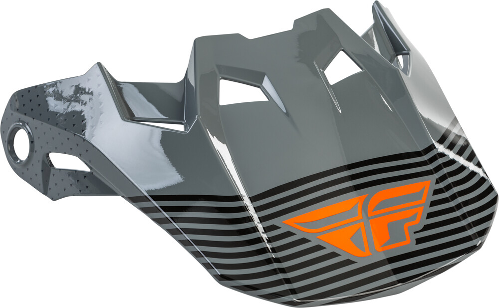 FORMULA CC PRIMARY HELMET VISOR MATTE GREY/ORANGE YL-SM