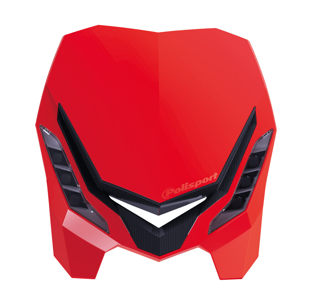 Polisport E-Blaze Headlight Red/Black