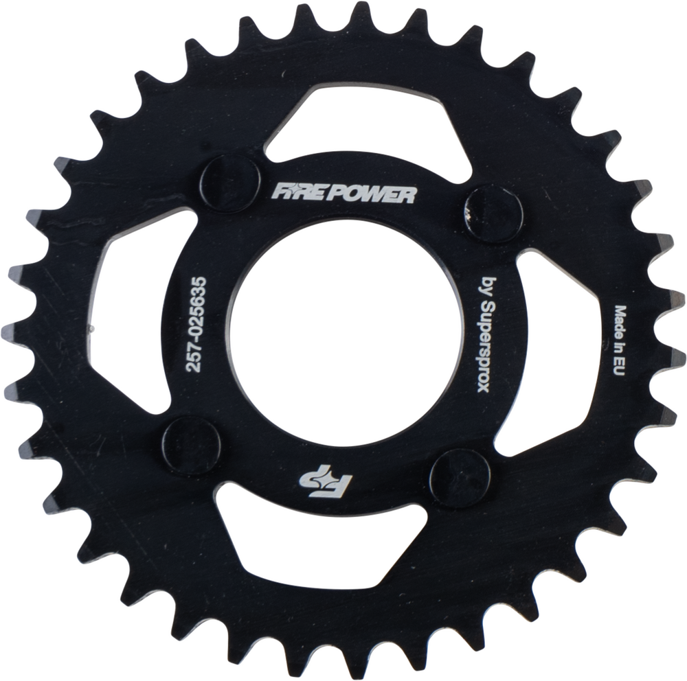 FIRE POWER REAR SPROCKET STEEL 35T BLK