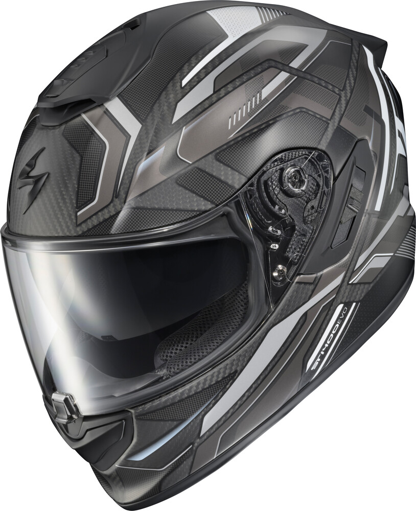 SCORPION EXO EXO-ST1400 EVO CARBON HELMET HEX MATTE GREY LG