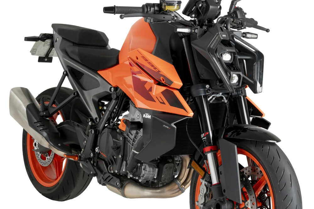 PUIG DOWNFORCE SIDE SPOILERS MATT BLACK KTM