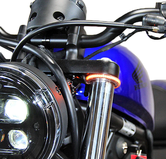 NEW RAGE CYCLES FRONT LED TURN SIGNALS HON