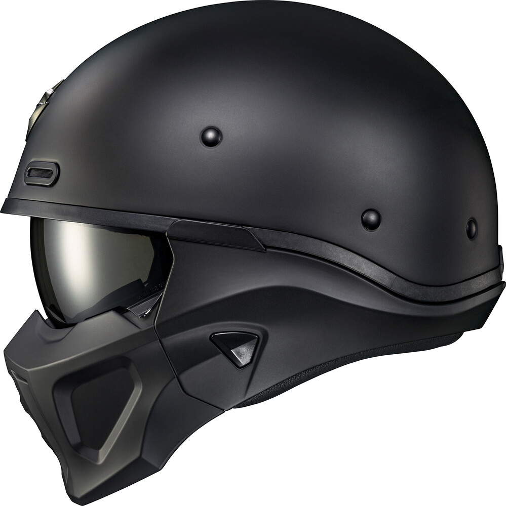 SCORPION EXO COVERT X OPEN-FACE HELMET MATTE BLACK MD