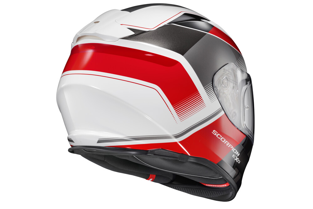 SCORPION EXO RYZER FULL-FACE HELMET EDGE RED 2X
