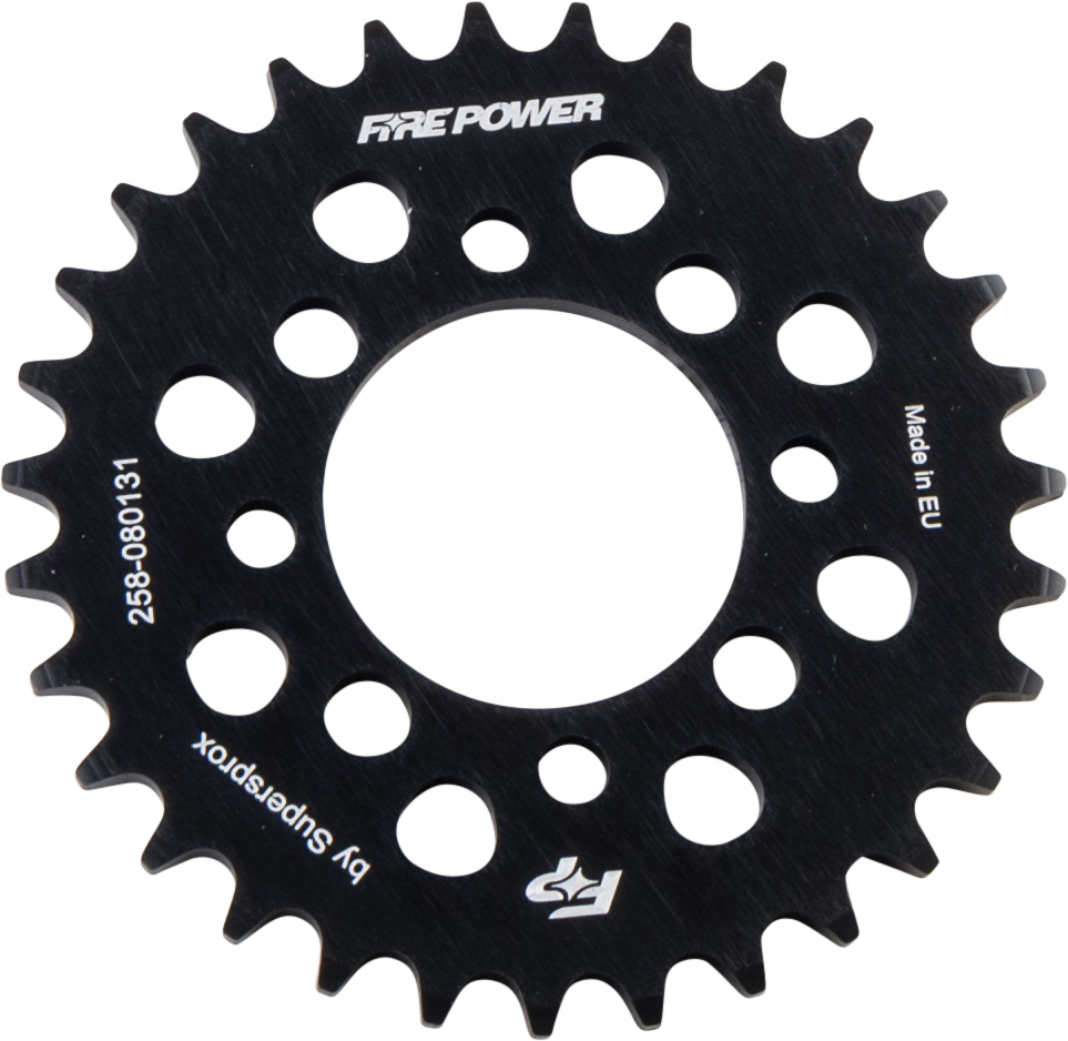 FIRE POWER REAR SPROCKET ALUMINUM 31T BLK