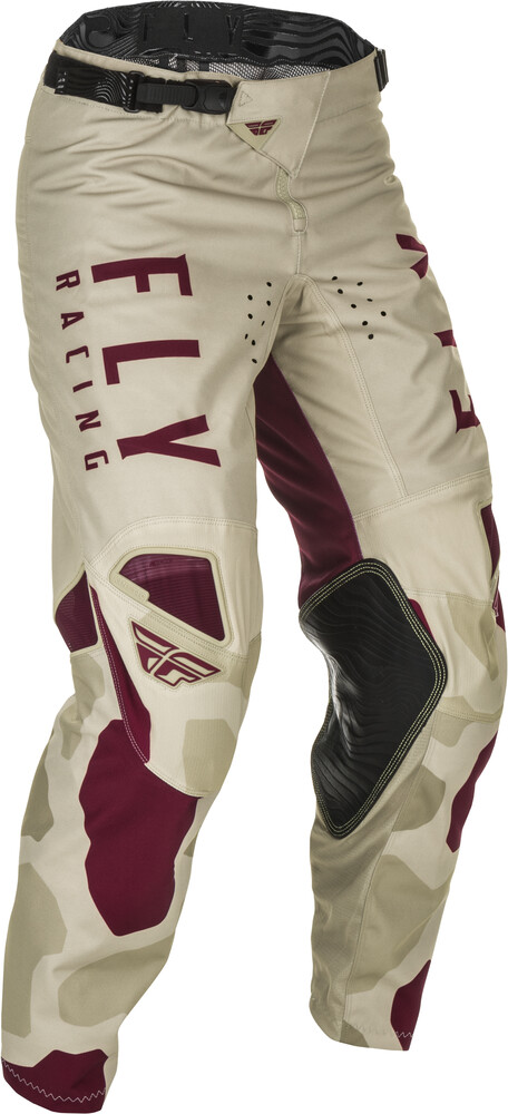 Fly Racing Kinetic K221 MX Pants - Stone/Berry, 18 - Pro Performance