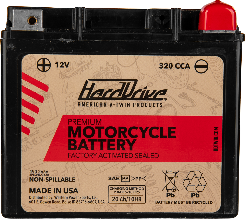 PREMIUM BATTERY GYZ20H / YTX20H CCA 320