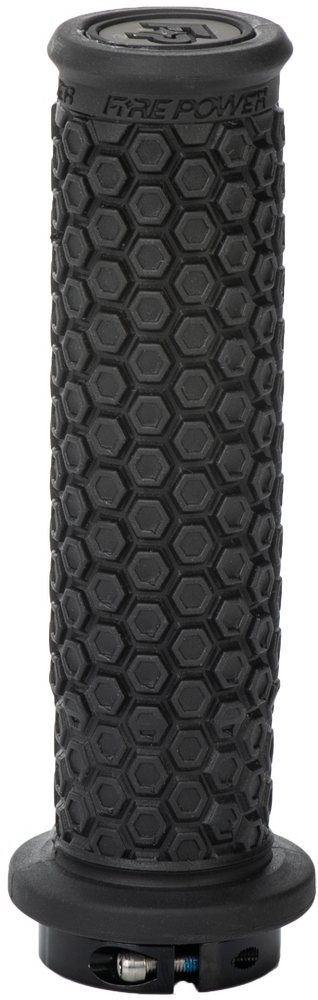 FIRE POWER CONTROL MX LOCK-ON GRIPS BLACK - NO WAFFLE