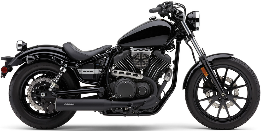 Cobra Exhaust 4" Slip-On Muffler For Yamaha Bolt 2014-2025