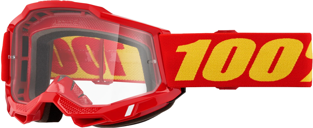 ACCURI 2 JUNIOR GOGGLE RED CLEAR LENS