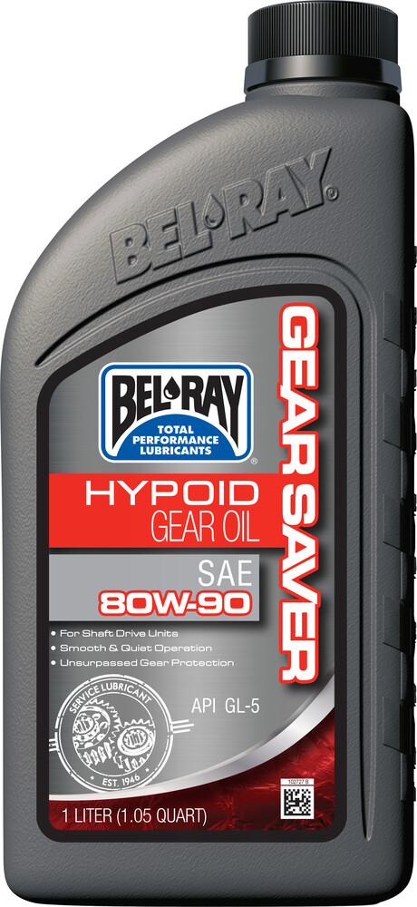 BEL-RAY GEAR SAVER HYPOID GEAR OIL 80W-90 1L