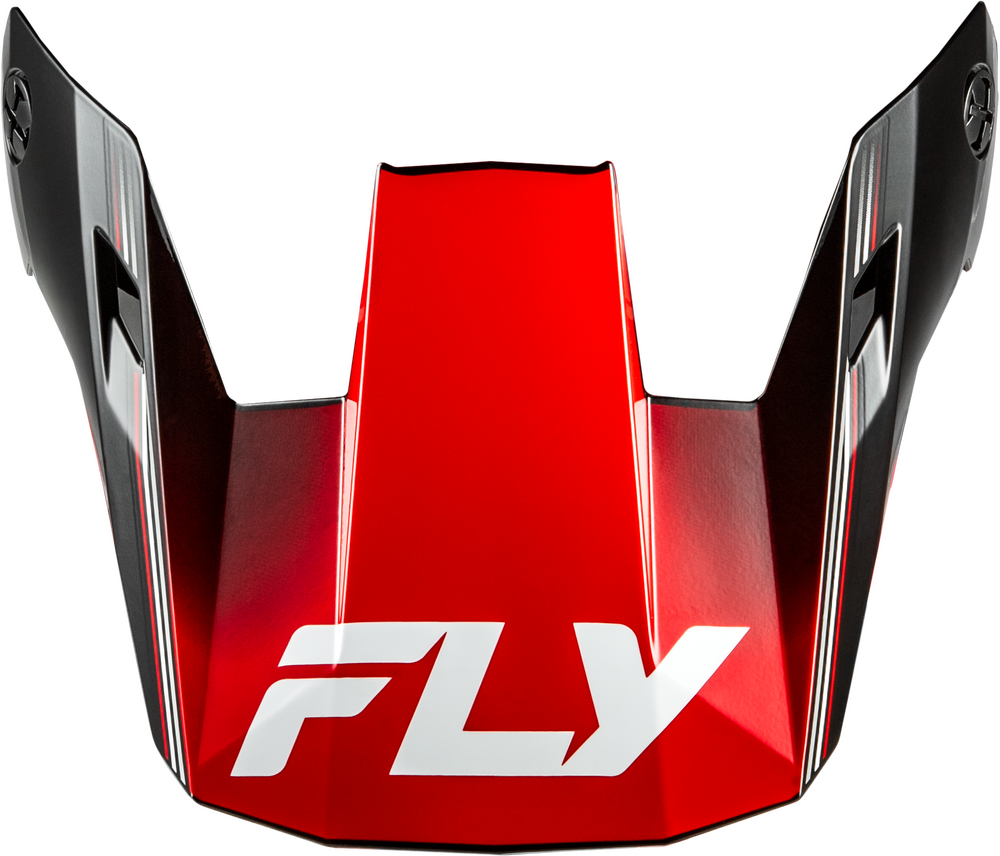 Fly Racing Rayce Repeat Visor (2026) — Black/Red
