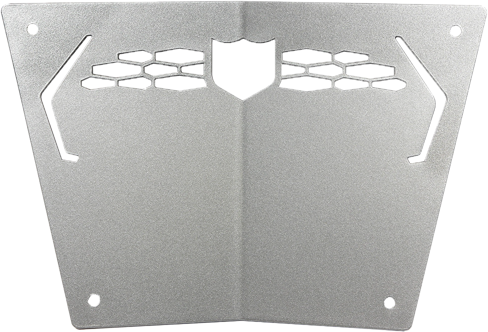 FRONT SPORT BUMPER SKID PLATE SPARKLE SILVER METALLIC