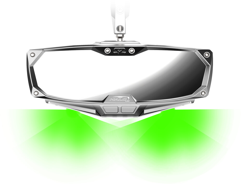 Halo-RA LED Rearview Mirror with Map and RGB Lighting