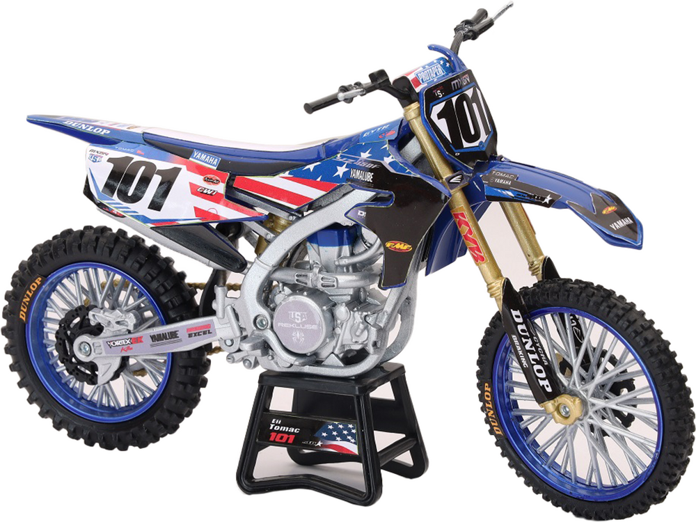 New-Ray 1:12 Scale Mxon Yamaha Yz450f Eli Tomac #101