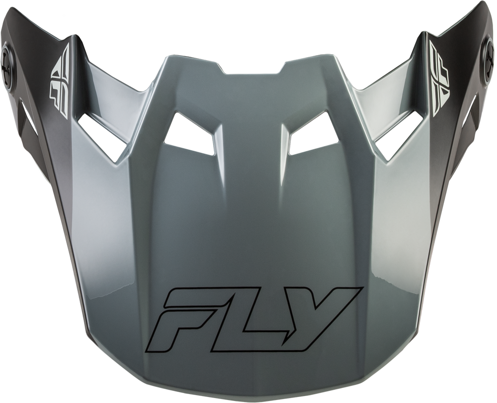 Fly Racing Formula CC Glide Visor (2026) — Grey/Light Grey/Black