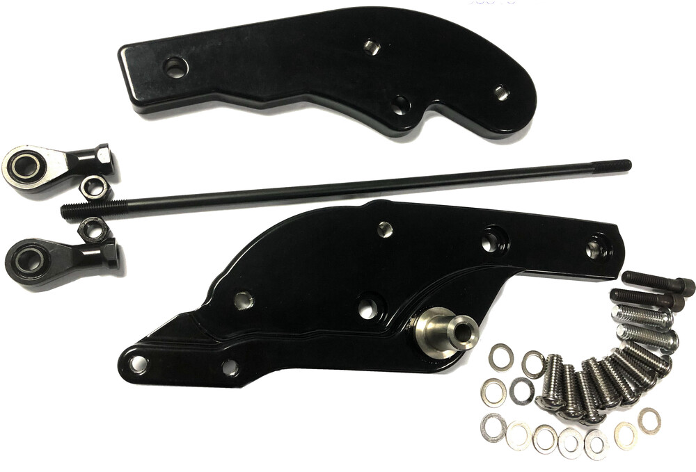 HARDDRIVE FORWARD CONTROL EXTENTION KIT BLACK `18-UP SOFTAIL