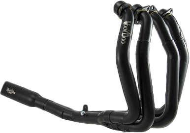 VOODOO SHORTY FULL EXHAUST SYSTEM 4 INTO 1 BLACK BUSA