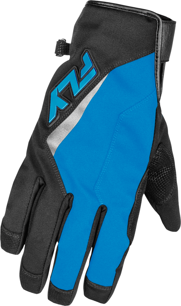 Fly Racing Title Long Gloves (2026) — Blue/Black/Light Blue