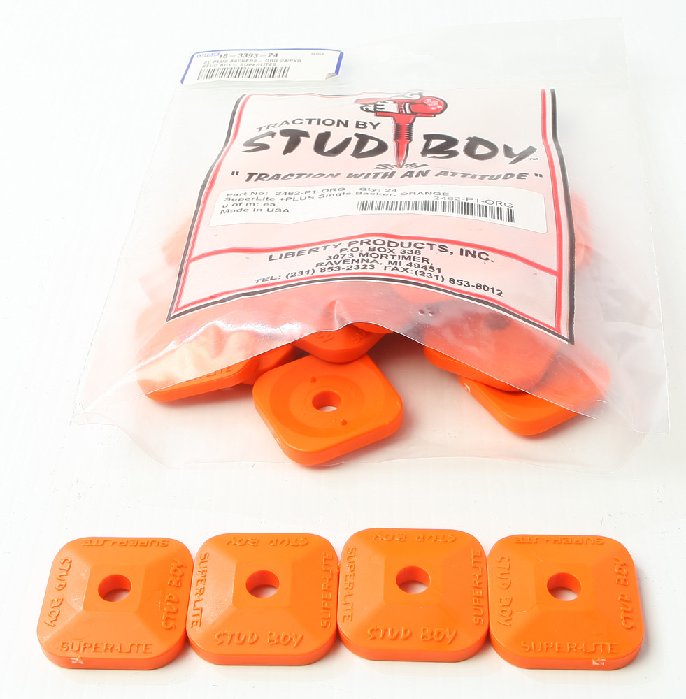 STUD BOY SUPER-LITE PLUS BACKERS ORANGE 24/PK