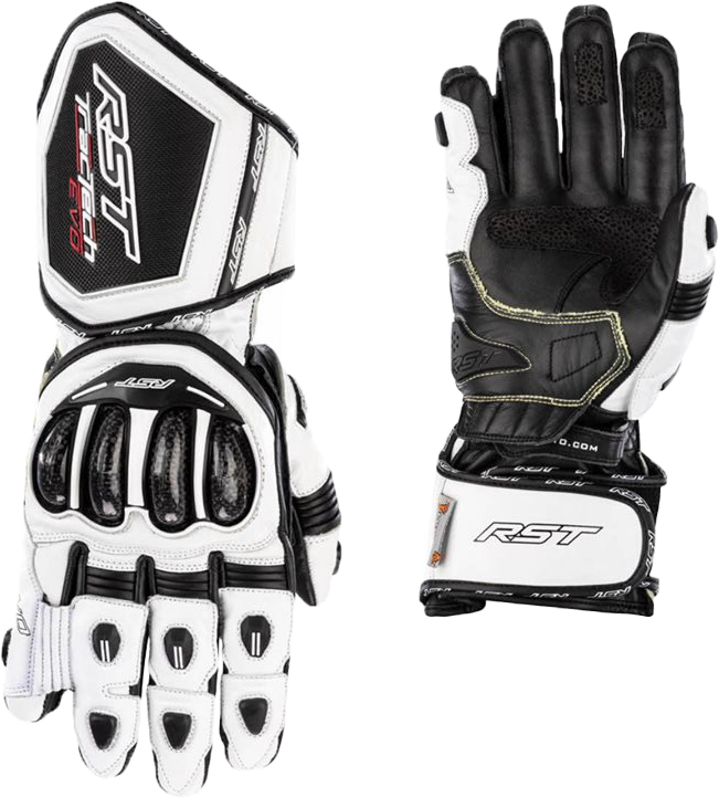 Rst Tractech EVO 4 CE Glove — White/White/Black
