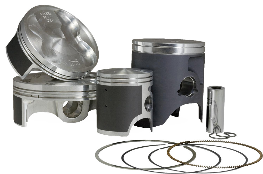 VERTEX PISTON KIT CAST 47.45/STD HON