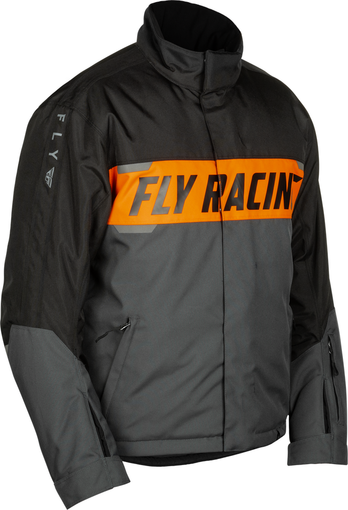 Fly Racing Outpost Jacket (2025) — Grey/Orange