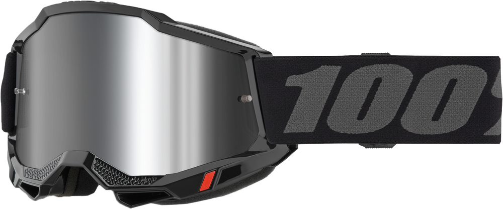 ACCURI 2 GOGGLE BLACK MIRROR SILVER LENS