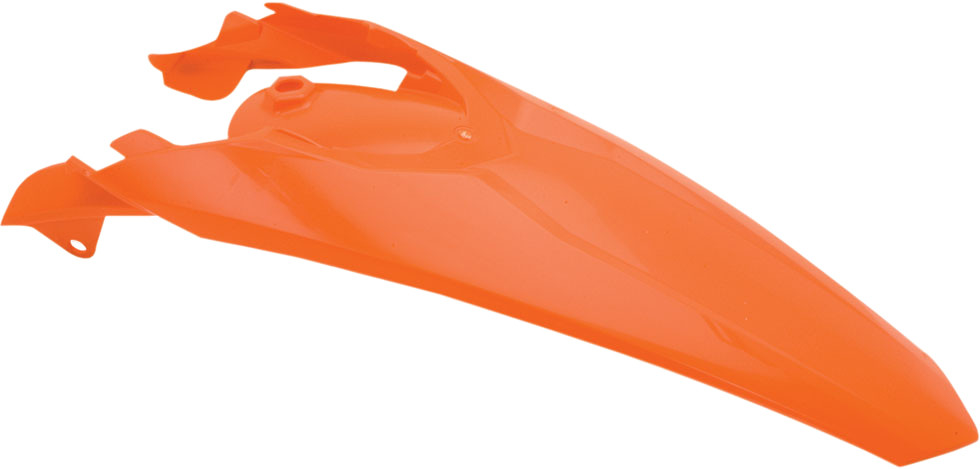ACERBIS REAR FENDER W/TAILLIGHT TAB ORANGE
