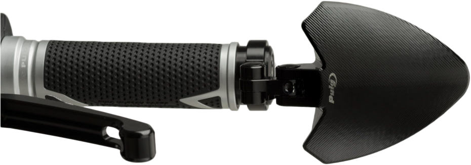 PUIG HANDLEBAR END FOLDING MIRROR LEFT BLACK