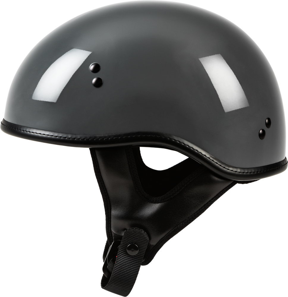 HIGHWAY 21 .357 SOLID HALF HELMET GREY XL