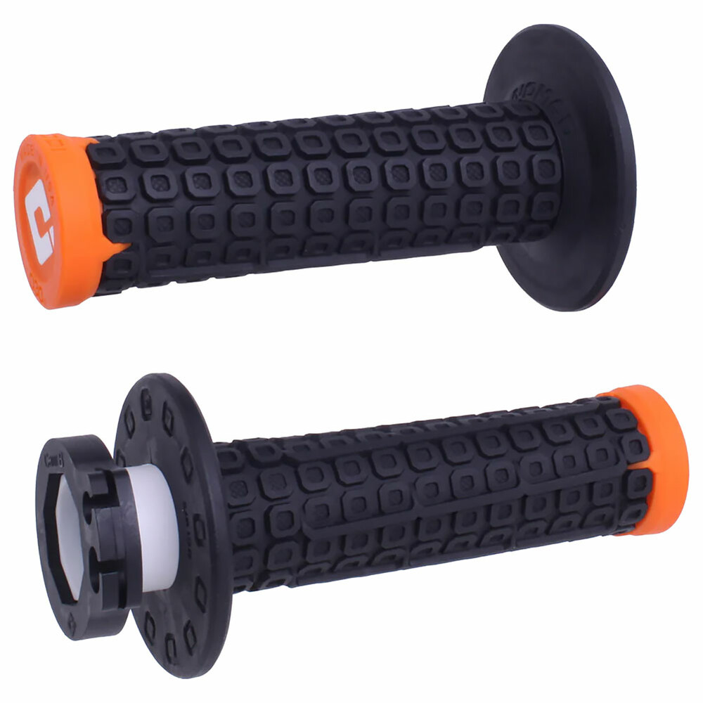 Odi Nomad Lock-On Off-Road Grip W/D30 Black/Orange/Orange