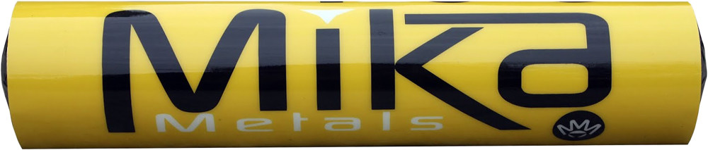 MIKA METALS BAR PAD INJECTION MOLDED 9.75" BIG BIKE YEL