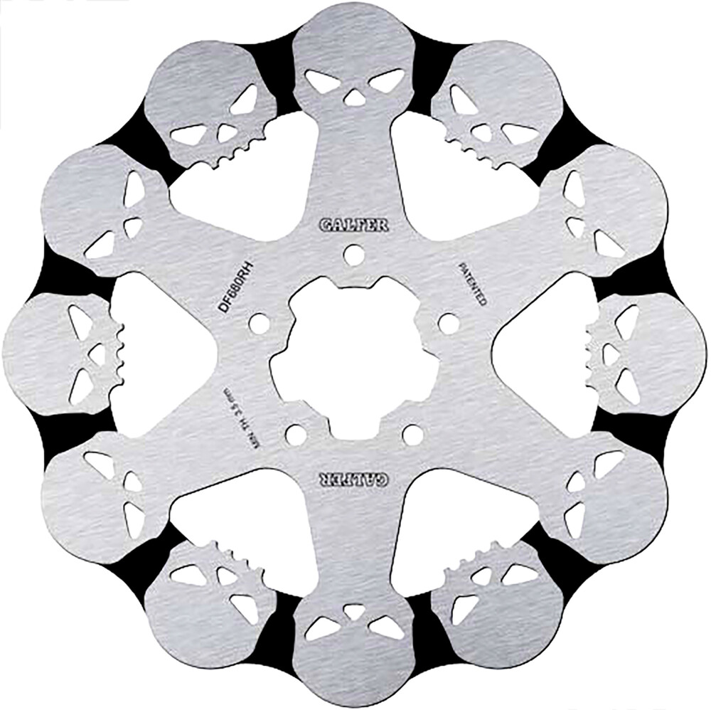 ROTOR 11.5" SOLID SKULL FR STAINLESS
