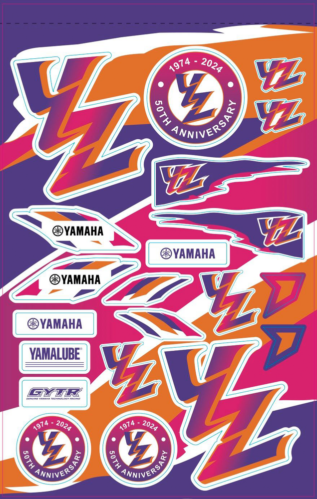 D'COR Visuals Decal Sheets Yamaha