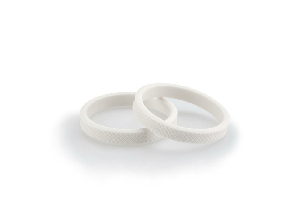 PUIG FRAME SLIDER RINGS VINTAGE WHITE