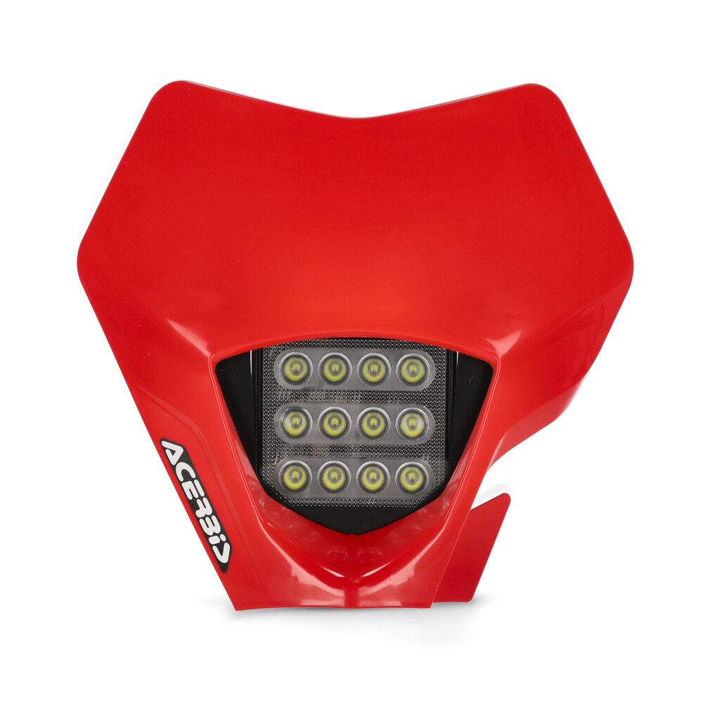 ACERBIS HEADLIGHT MASK VSL GAS RED