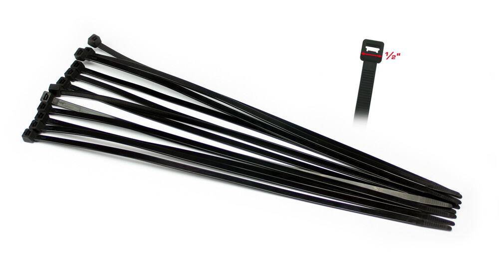 Cycra Replacement Zip Ties Speed Armor Skid Plate Black