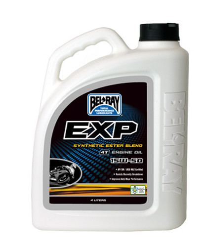 BEL-RAY EXP SYNTHETIC ESTER BLEND 4T ENGINE OIL 15W-50 4L
