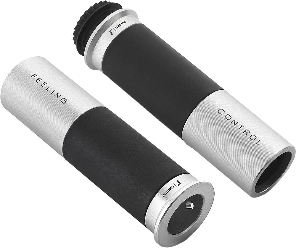 RIZOMA GRIPS ICON 22MM SILVER