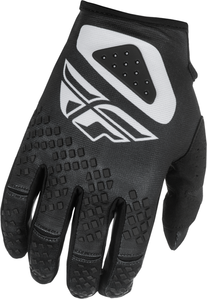 Fly Racing Kinetic Sym Gloves — Black/White